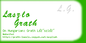 laszlo grath business card